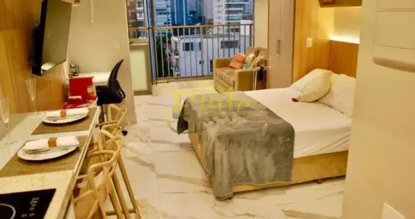 Venha se encantar com este elegante apartamento de 29m², decorado com sofisticação e pronto para morar!