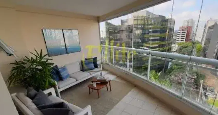 Flat com 01 dormitório para locação na rua sansão alves dos santos na região do brooklin, são paulo - sp.