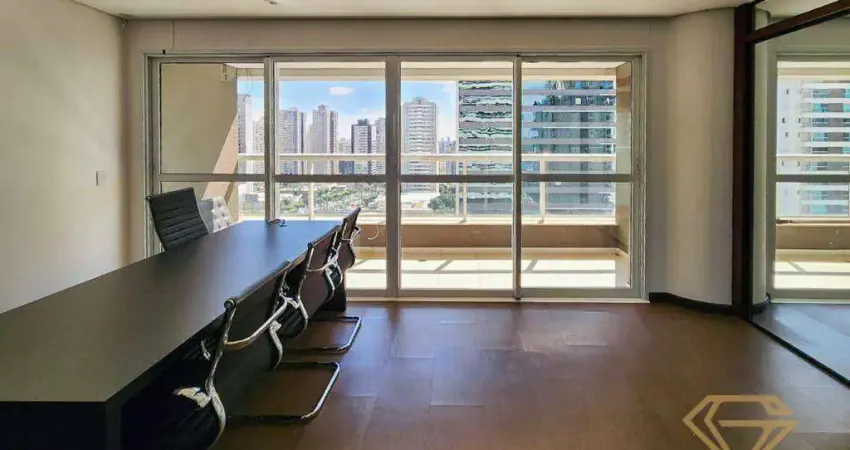 Palhano premium sala alto padrão mobiliada para locação londrina gleba palhano