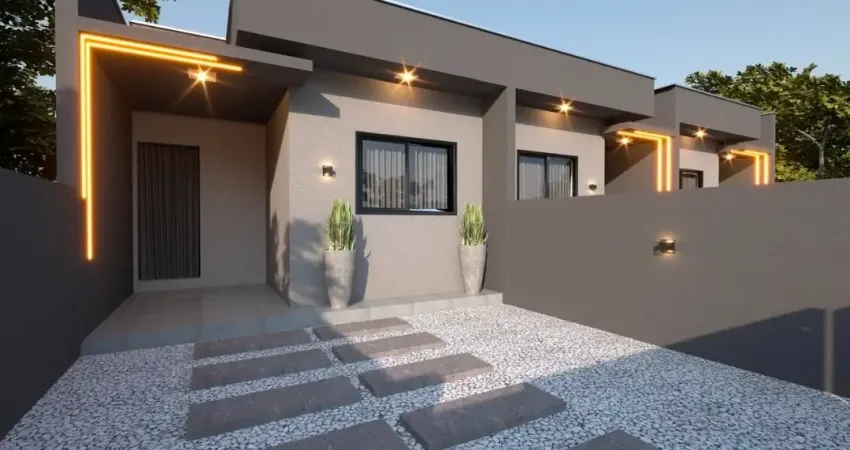 Casa geminada a venda no bairro meia praia em navegantes sc  próximo ao mar