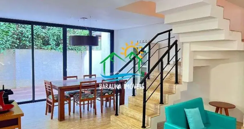Triplex em condomínio residencial a 150m da praia de camburi