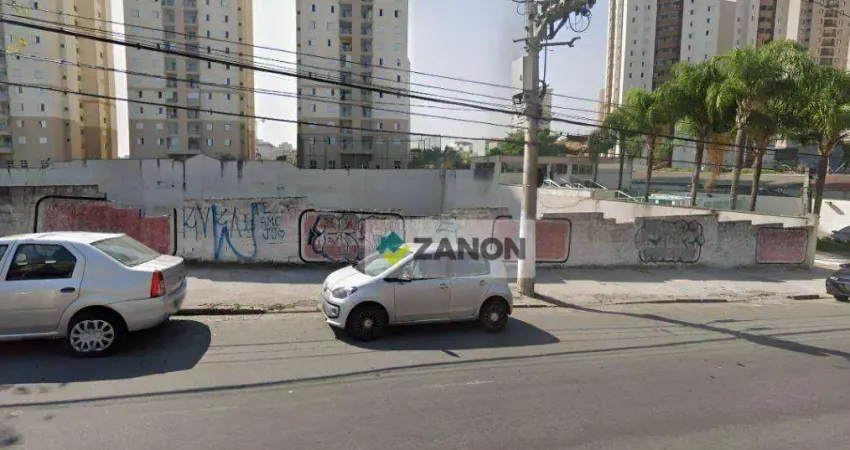 Terreno comercial para alugar na Avenida Andrade Neves, Vila Helena, Santo André