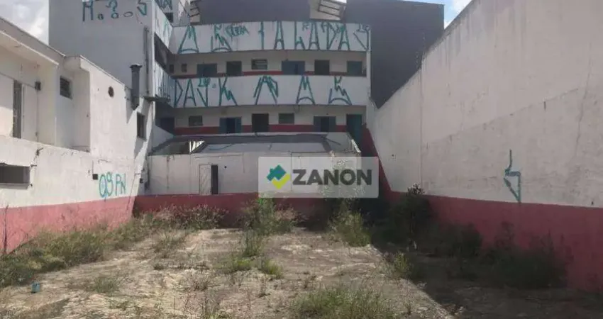 Terreno comercial para alugar na Avenida Dom Pedro II, Campestre, Santo André