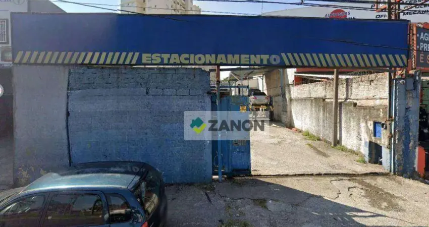 Terreno comercial à venda na Rua Lauro Muller, Vila Palmares, Santo André