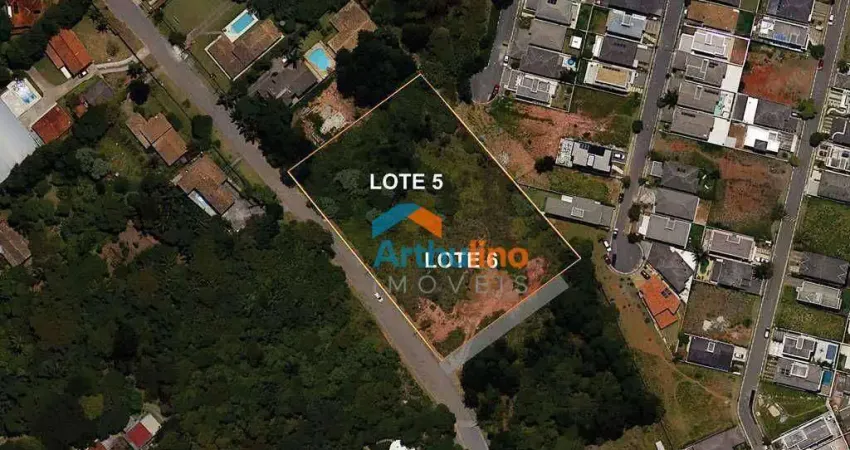 Terreno à venda, 4973 m² por r$ 3.500.000,00 - paisagem renoir - cotia/sp