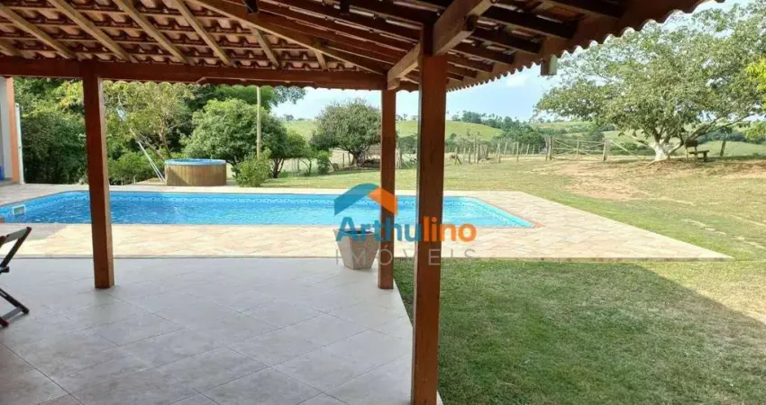 Sítio 30.000m², casa 4 dormitórios + casa de hospede + galpão, à venda, por r$ 1.300.000 - porangaba/sp
