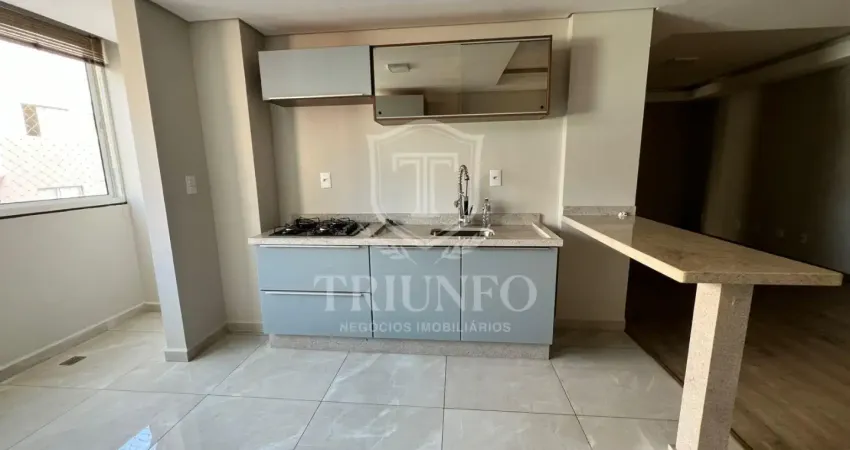 Apartamento semi mobiliado 03 quartos para locação, centro, toledo - pr