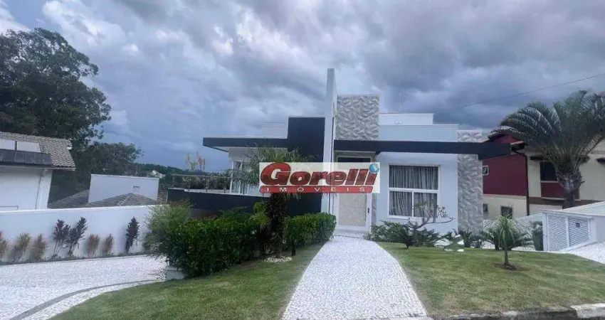 Casa com 4 dormitórios à venda, 580 m² por r$ 3.900.000,00 - condomínio arujá 5 - arujá/sp