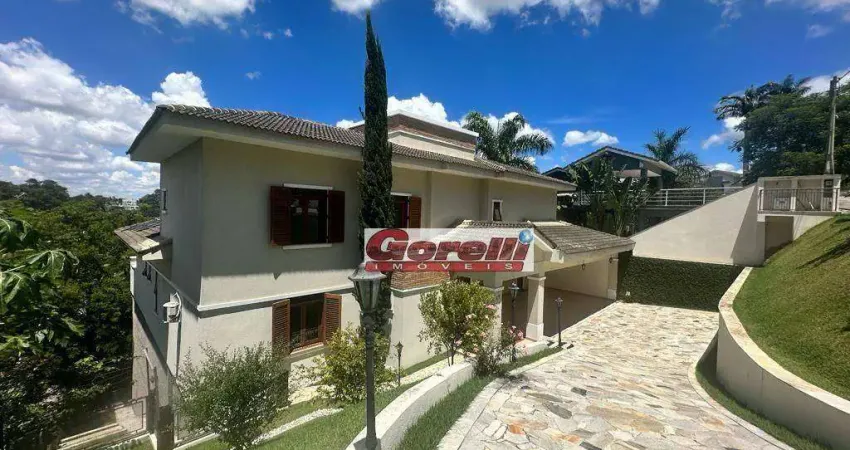 Casa com 5 dormitórios, 480 m² - venda por r$ 3.200.000,00 ou aluguel por r$ 22.322,31/mês - condomínio hill’s i e ii - arujá/sp