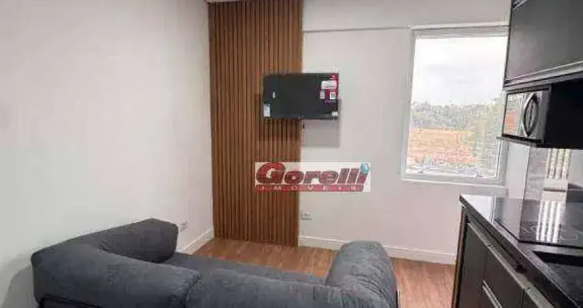 Studio com 1 dormitório para alugar, 1 m² por r$ 2.400/mês - condomínio edifício atual - arujá/sp