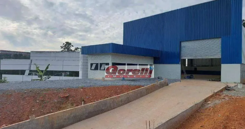 Galpão para alugar, 670 m² por r$ 17.000/mês - jardim jóia - arujá/sp