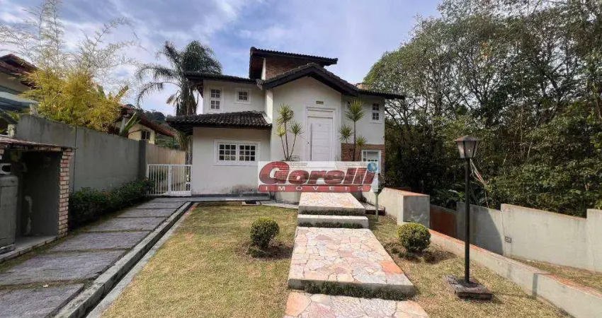 Casa com 3 dormitórios à venda, 364 m² por r$ 3.700.000 - condomínio arujazinho i, ii e iii - arujá/sp