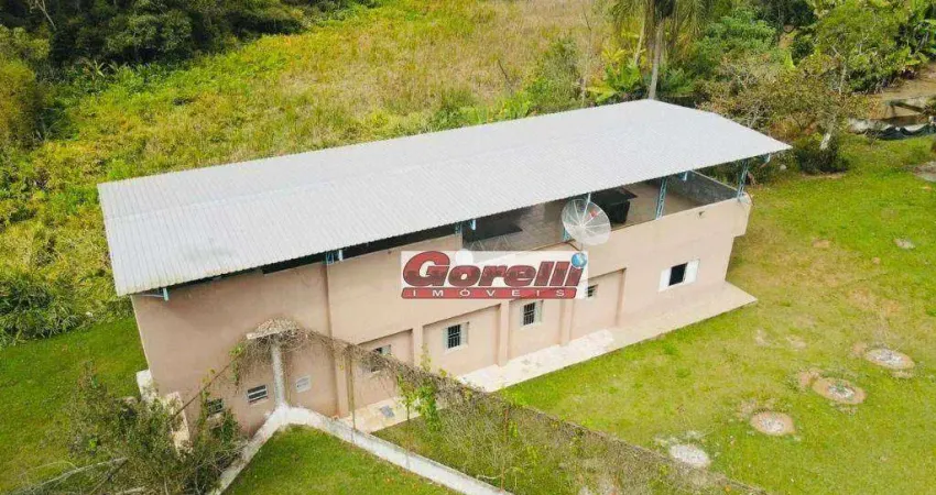 Chácara com 14 dormitórios à venda, 10000 m² por r$ 1.150.000,00 - jaguarí - santa isabel/sp