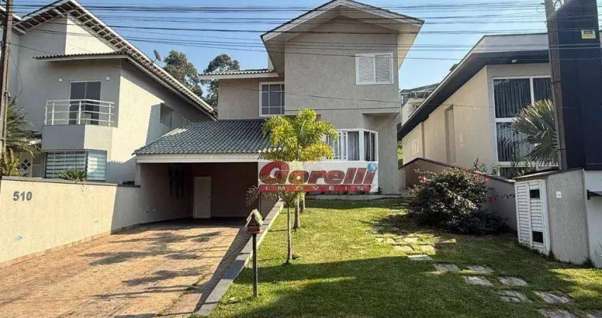Casa com 4 dormitórios, 208 m² - venda por r$ 2.400.000,00 ou aluguel por r$ 13.000,01/mês - condomínio arujá 5 - arujá/sp
