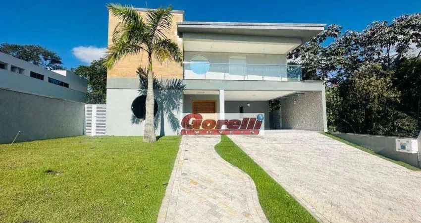 Casa com 4 dormitórios à venda, 341 m² por r$ 4.000.000,00 - condomínio verdes lagos - arujá/sp