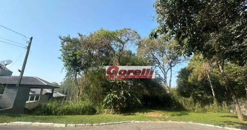 Terreno à venda, 1722 m² por r$ 1.380.000,00 - condomínio hill’s i e ii - arujá/sp