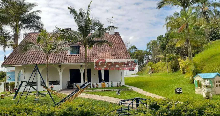Chácara com 1 dormitório à venda, 17297 m² por r$ 1.500.000,00 - copaco - arujá/sp