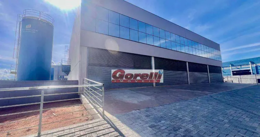 Galpão para alugar, 1640 m² por r$ 45.500,00/mês - bairro do portão - arujá/sp