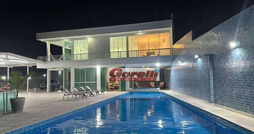 Chácara com 9 dormitórios à venda, 2800 m² por r$ 2.700.000 - recento no céu - santa isabel/sp