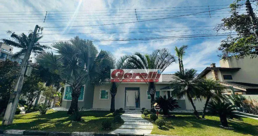 Casa com 4 dormitórios para alugar, 355 m² por r$ 18.000,02/mês - condomínio arujá 5 - arujá/sp