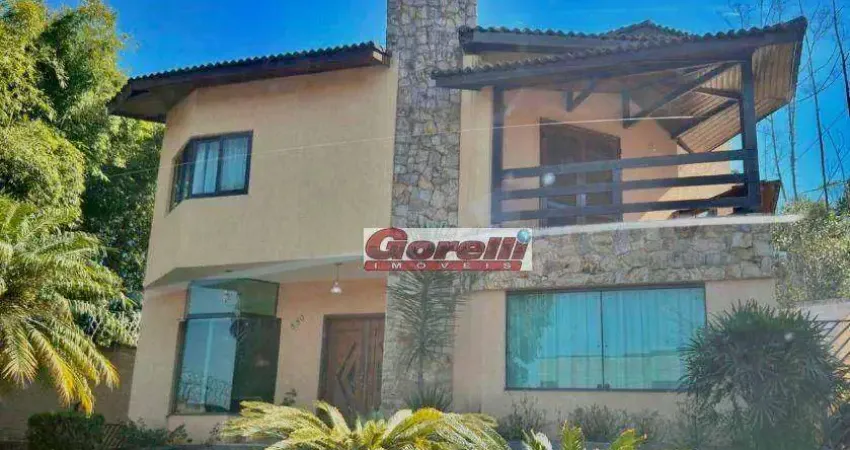 Casa com 4 dormitórios à venda, 381 m² por r$ 2.300.000 - condomínio arujá 5 - arujá/sp