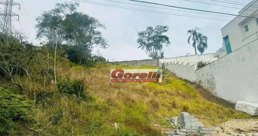 Terreno à venda, 1076 m² por r$ 1.100.000 - condomínio hills iii - arujá/sp