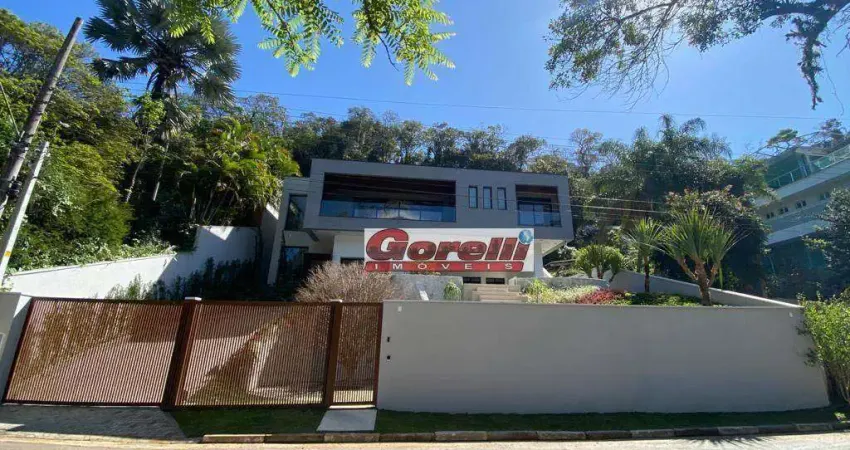 Casa com 5 dormitórios à venda, 515 m² por r$ 7.000.000,00 - condomínio arujazinho i, ii e iii - arujá/sp