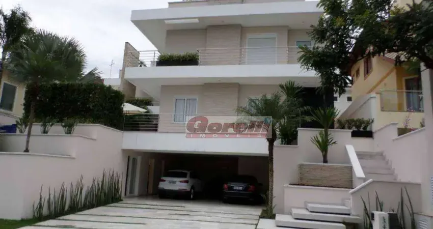 Casa com 4 suites, 700 m² - venda por r$ 6.800.000 ou aluguel por r$ 50.000/mês - condomínio arujá 5 - arujá/sp