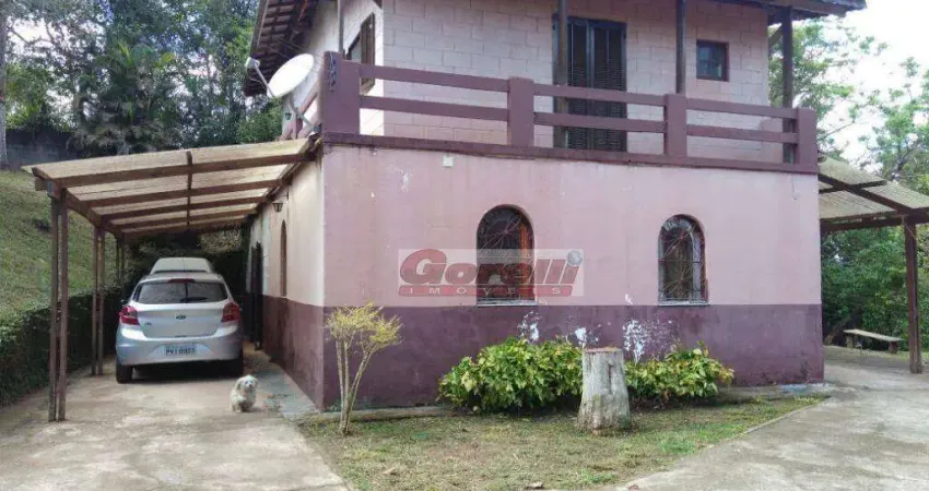 Chácara com 3 dormitórios à venda, 1040 m² por r$ 700.000,00 - jardim são jorge - arujá/sp