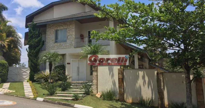 Casa com 5 dormitórios sendo 03 suites à venda, 534 m² por r$ 3.180.000 - condomínio arujá 5 - arujá/sp