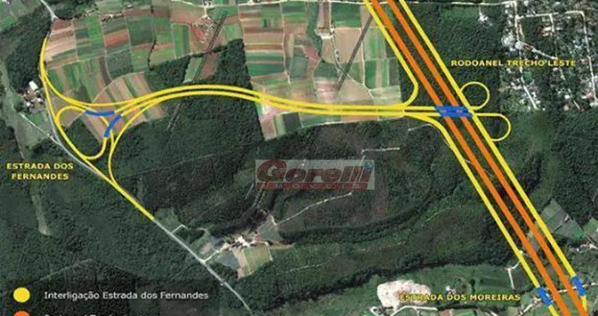 Área à venda, 121400 m² por r$ 19.700.000,00 - chácara sete cruzes - suzano/sp