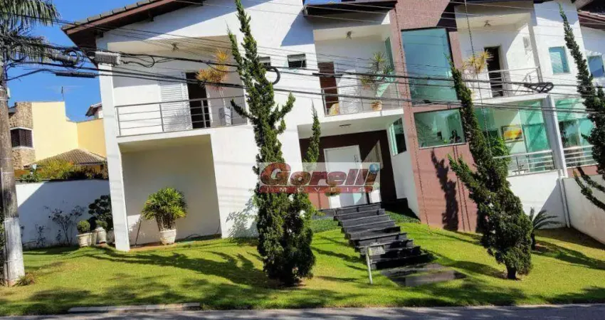 Casa com 4 dormitórios à venda, 500 m² por r$ 2.500.000,00 - condomínio aruã - mogi das cruzes/sp