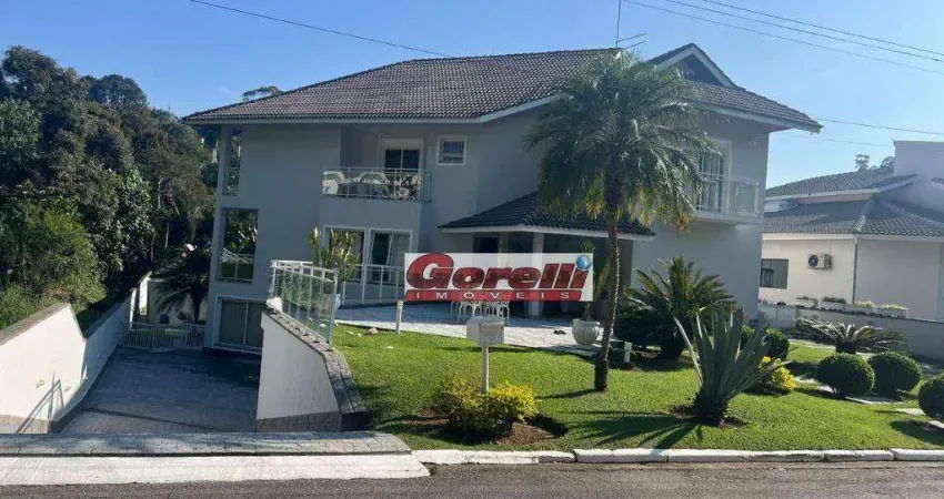 Casa com 5 dormitórios à venda, 500 m² por r$ 4.500.000,00 - condomínio hill’s i e ii - arujá/sp