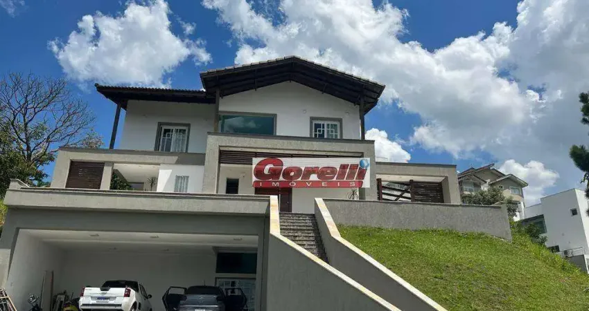 Casa com 5 dormitórios à venda, 530 m² por r$ 3.600.000,00 - condomínio hills iii - arujá/sp