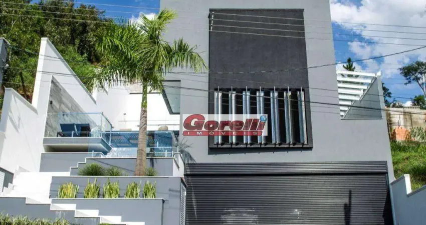 Casa com 3 dormitórios à venda, 500 m² por r$ 3.800.000,00 - condomínio hills iii - arujá/sp