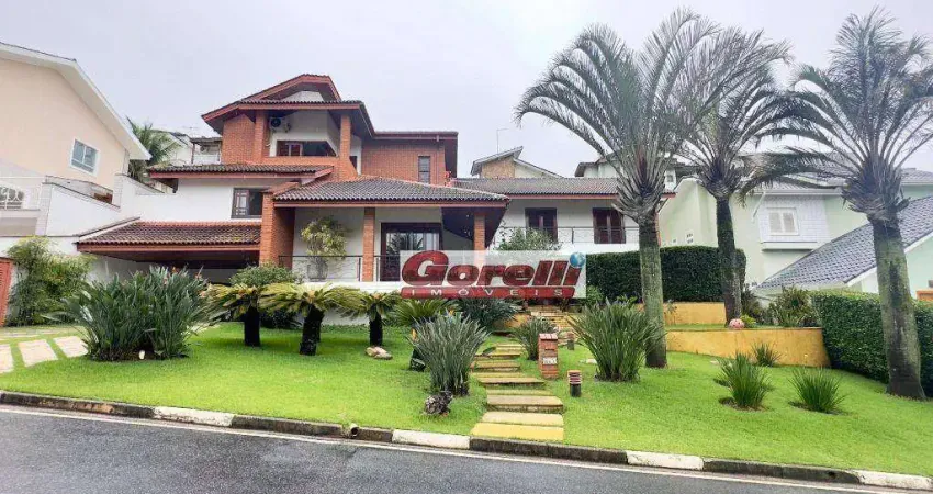 Casa com 4 dormitórios à venda, 426 m² por r$ 3.300.000,00 - condomínio arujá 5 - arujá/sp