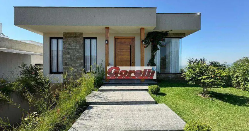 Casa com 3 dormitórios à venda, 262 m² por r$ 1.690.000,00 - condominio entre serras residencial - santa isabel/sp