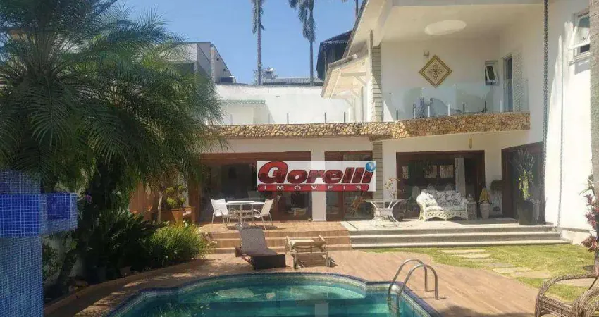 Casa com 5 dormitórios sendo 03 suites  à venda, 390 m² por r$ 3.200.000 - condomínio aruã - mogi das cruzes/sp