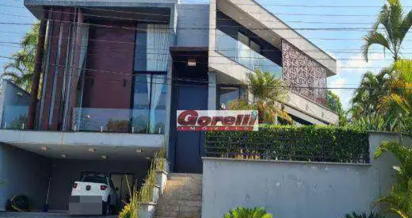 Casa com 4 suítes com armários à venda, 303 m² por r$ 6.600.000 - condomínio arujá 5 - arujá/sp