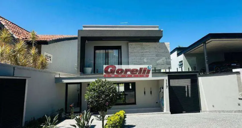 Casa com 3 dormitórios à venda, 253 m² por r$ 3.750.000,00 - condomínio arujazinho iv - arujá/sp