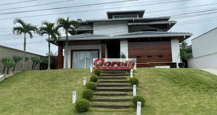 Casa com 4 dormitórios à venda, 511 m² por r$ 8.000.000 - condomínio hill’s i e ii - arujá/sp