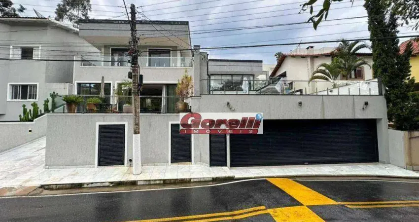 Casa com 4 dormitórios à venda, 670 m² por r$ 6.000.000 - condomínio arujazinho iv - arujá/sp