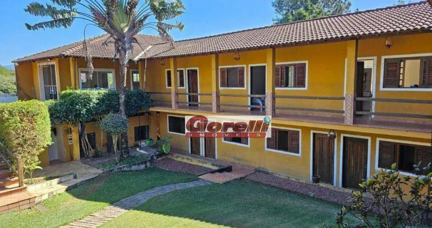 Chácara com 7 dormitórios à venda, 2550 m² por r$ 2.700.000,00 - penhinha - arujá/sp