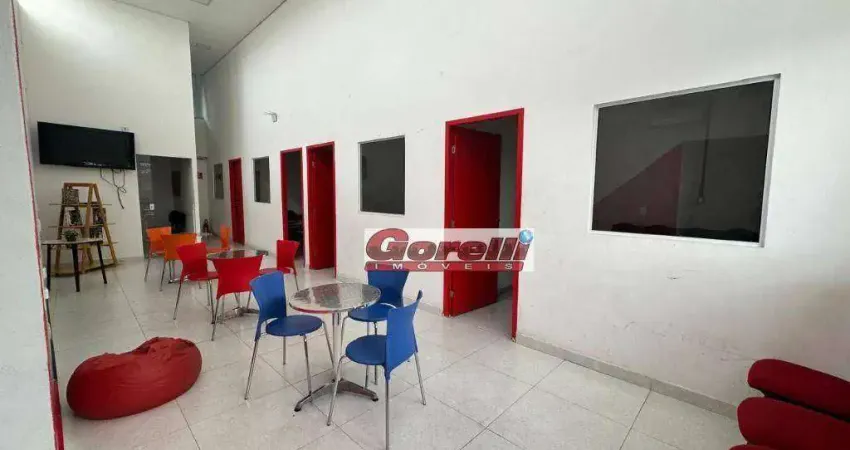 Salão para alugar, 230 m² por r$ 14.400/mês - jardim cumbica - guarulhos/sp