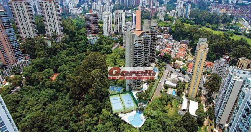 Cobertura com 5 dormitórios, 505 m² - venda por r$ 4.500.000,00 ou aluguel por r$ 22.000,01/mês - morumbi - são paulo/sp