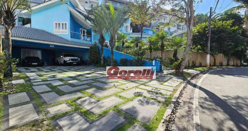 Casa com 4 dormitórios à venda, 506 m² por r$ 4.900.000,00 - condomínio arujá 5 - arujá/sp