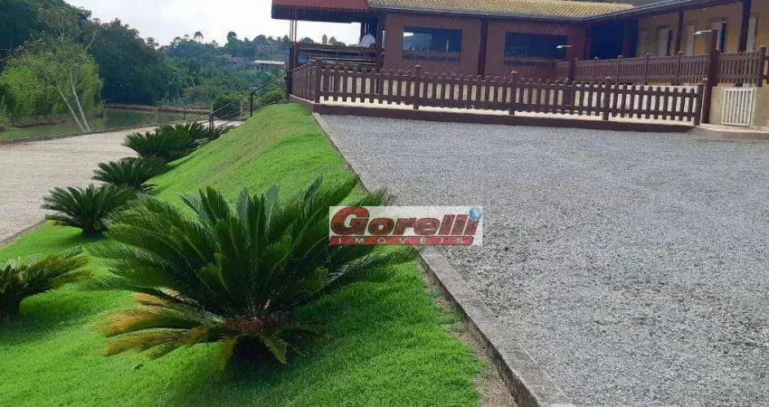 Chácara com 11 dormitórios à venda, 15744 m² por r$ 3.710.000 - lambari - guararema/sp