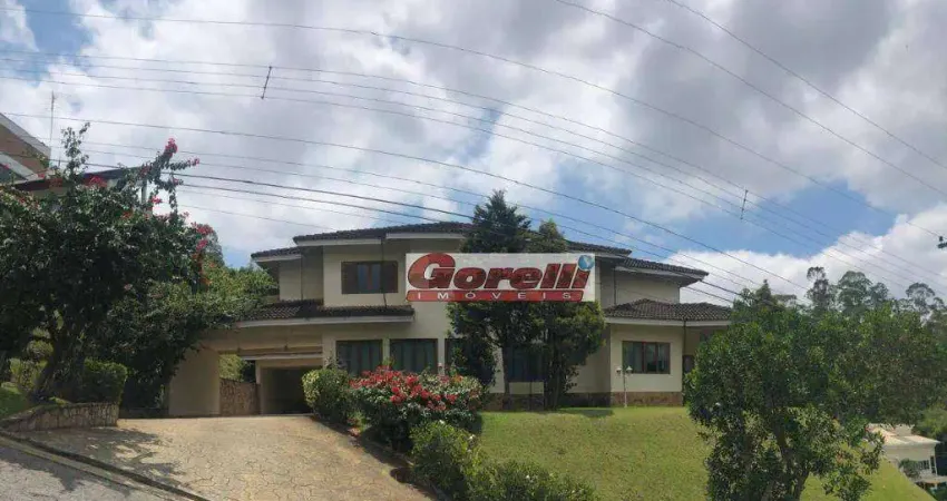 Casa com 5 dormitórios para alugar, 750 m² por r$ 16.000,01/mês - condomínio hill’s i e ii - arujá/sp