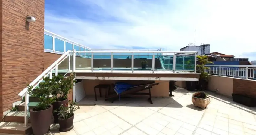 Cobertura para venda em niterói, inga, 3 dormitórios, 1 suíte, 5 banheiros, 3 vagas