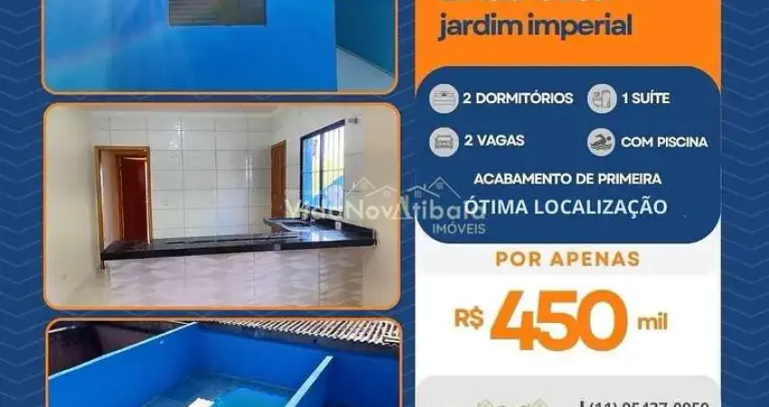 Casa com 2 quartos à venda no Jardim Imperial, Atibaia